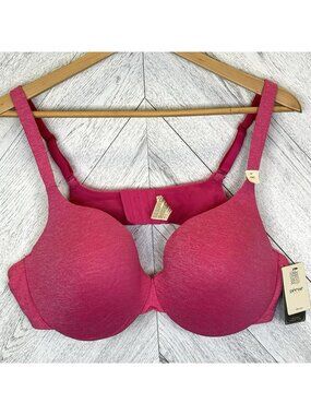 Deesse  Flawless T-Shirt Bra Size 44C Pink Underwire Adjustable Straps New NWT